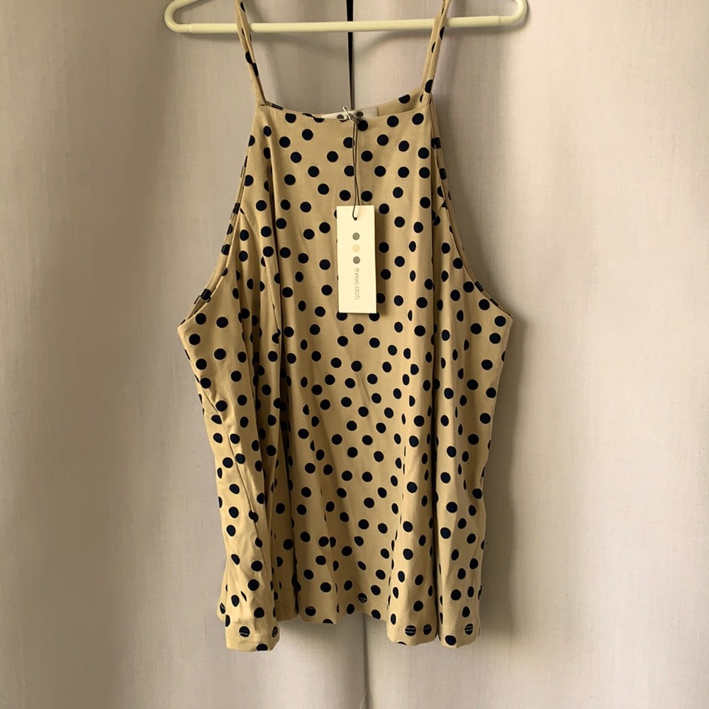 Elegant 3 Dots Polka Dot Tank M